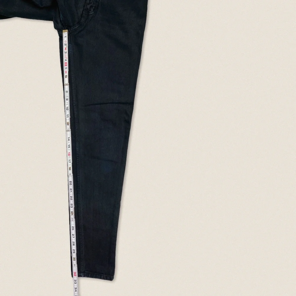 Vintage Calvin Klein Black Mom jeans 23” 24”High waisted rise slim fit tapered - Picture 5 of 12